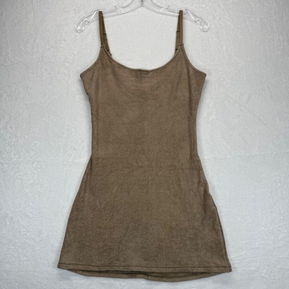 Skims‎ Desert Dress Lounge Terry Sleeveless Mini Dress Casual Comfy Size M - Picture 1 of 11